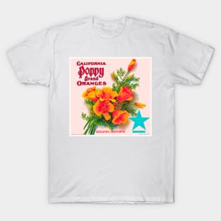 California Poppy Brand Oranges Label T-Shirt